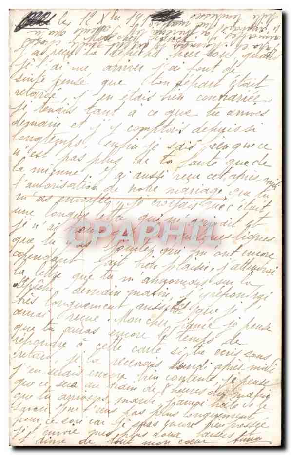 CPA Fantaisie Femme Homme en barque — Rückseite