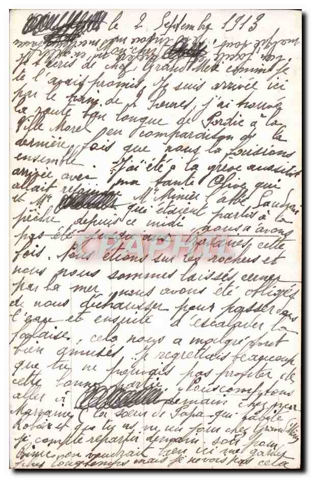 Couple amoureux — scène de studio avec bouquet — REX 4330 — Verso