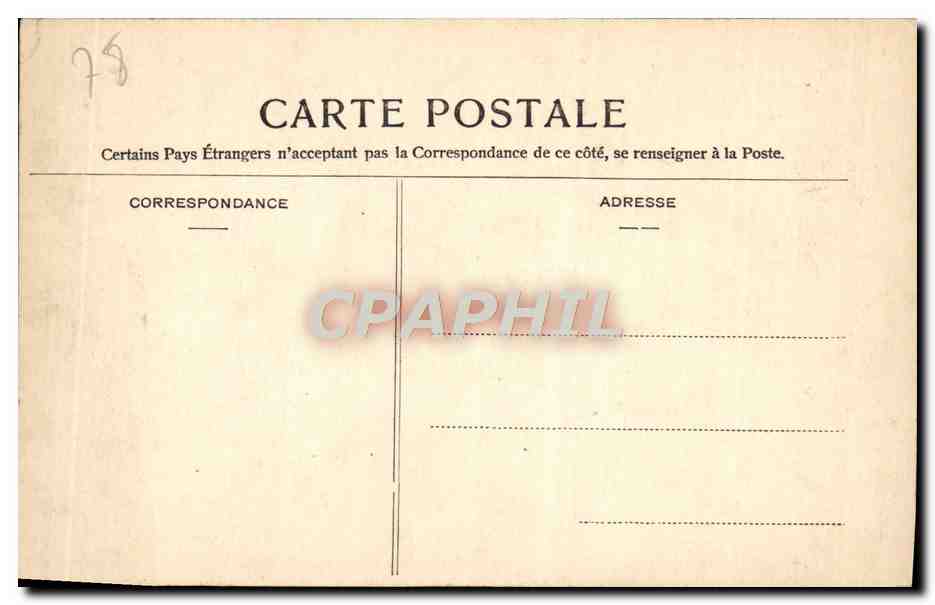 CPA Versailles Le Chateau Grand Trianon Remise des Voitures Voiture de gala du Tsar Nicoals II Russie Russia  — Rückseite