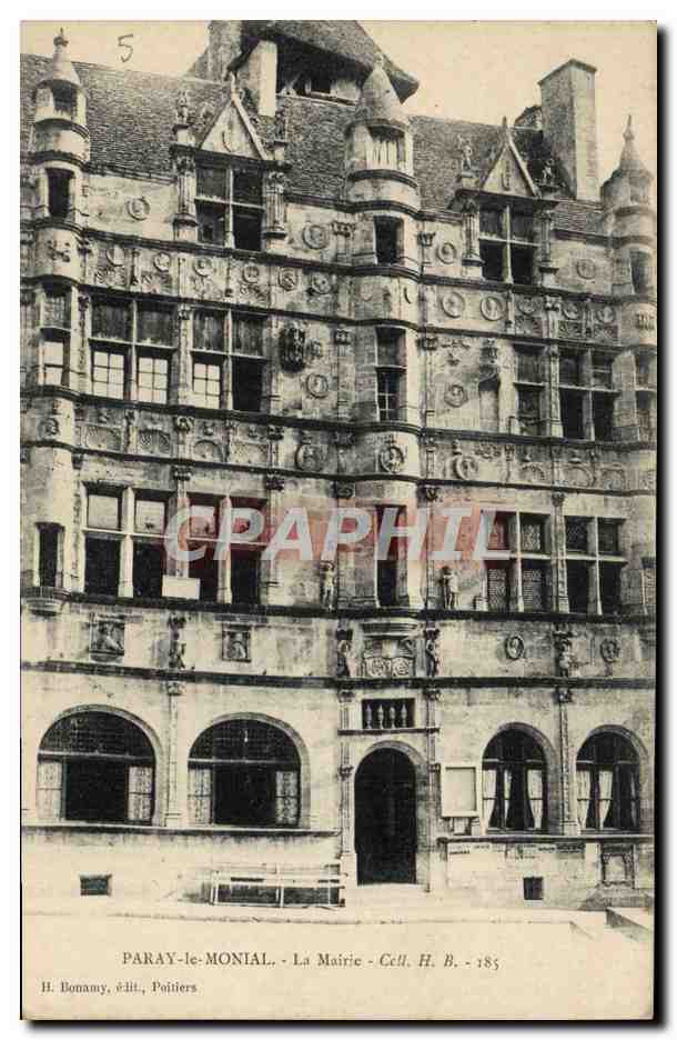 CPA Paray le Montal La Mairie 