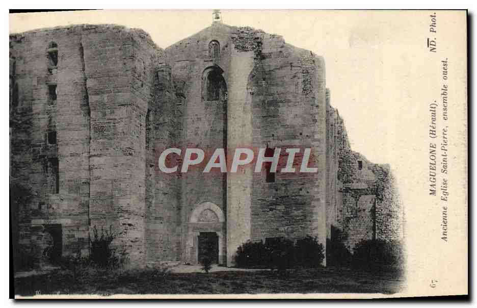 CPA Maguelone Ancienne Eglise Saint Pierre 