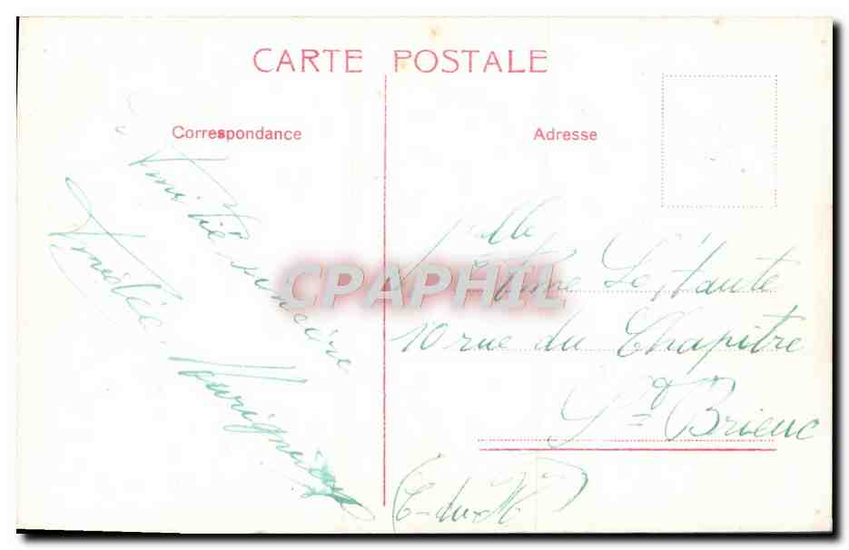 CPA Fantaisie Enfant Fleurs  — Rückseite
