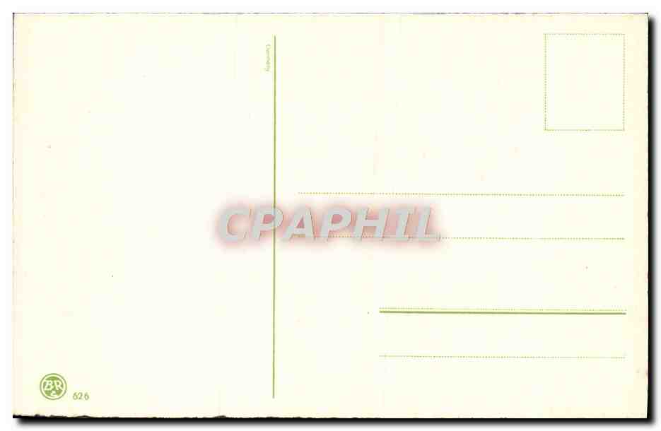 CPA Fantaisie Fleurs — Verso