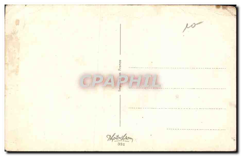 CPA Fantaisie Humour Infirmiere Hopital — Rückseite