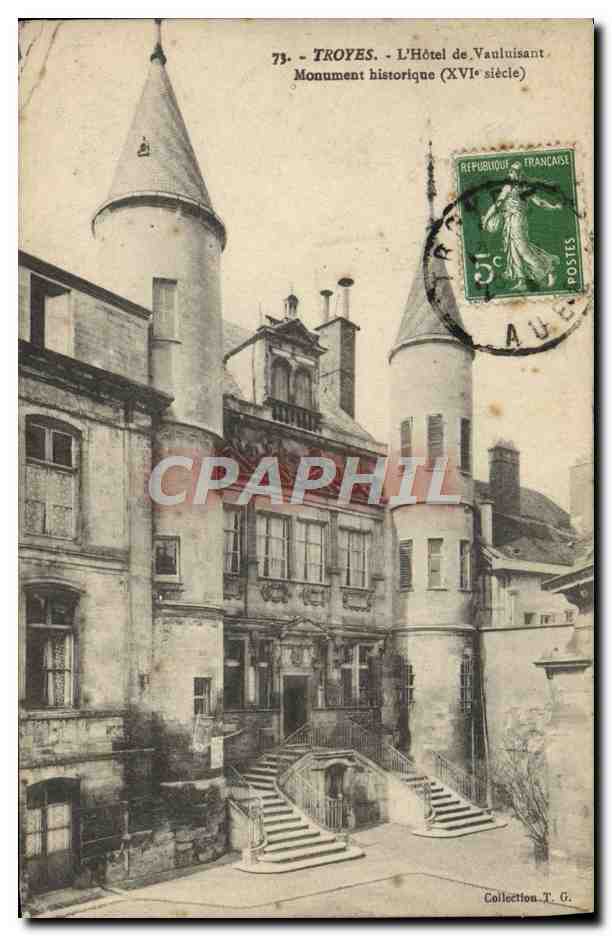 Troyes - L'Hôtel de Vauluisant - Monument historique (XVIe siècle)