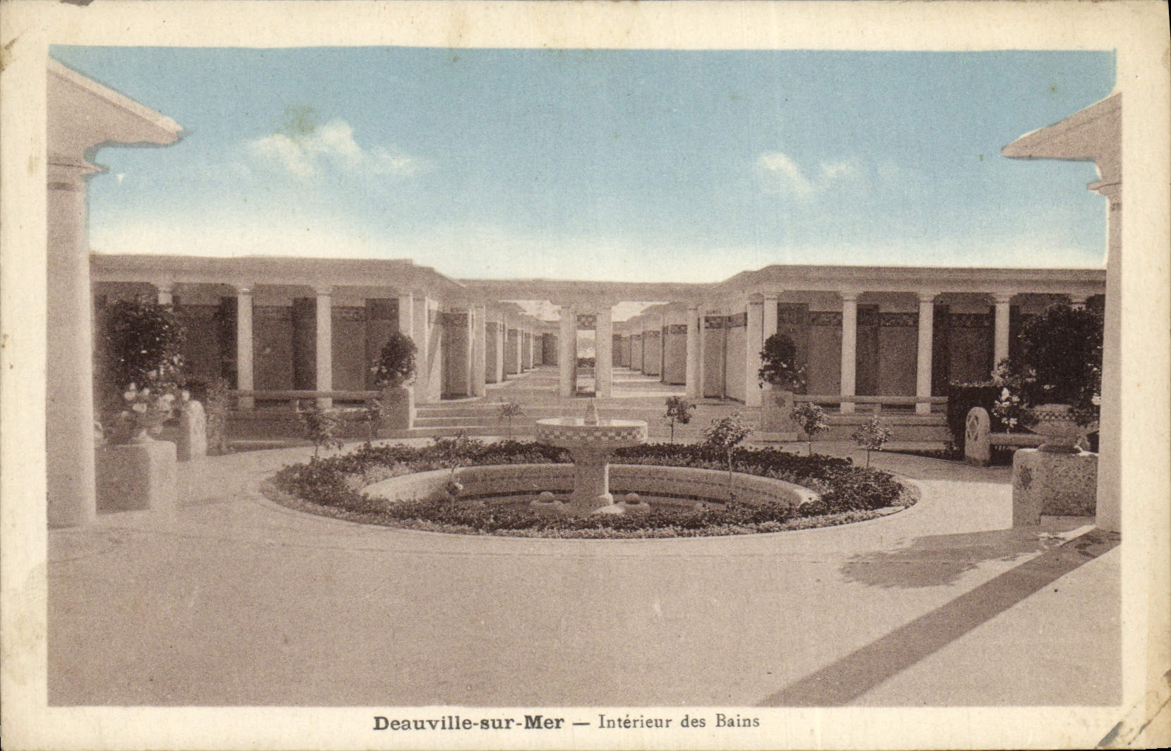 Deauville-sur-Mer — Intérieur des Bains