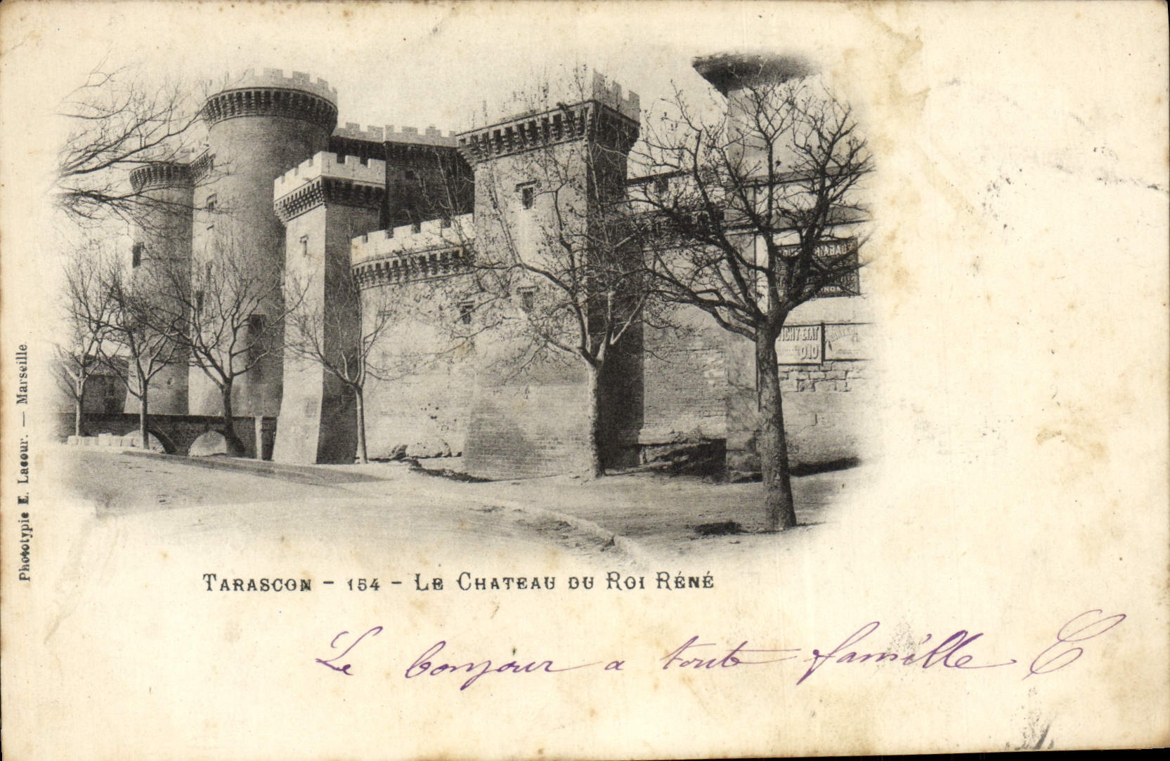 Tarascon - 154 - Le Château du Roi René — Phototypie E. Laseur, Marseille