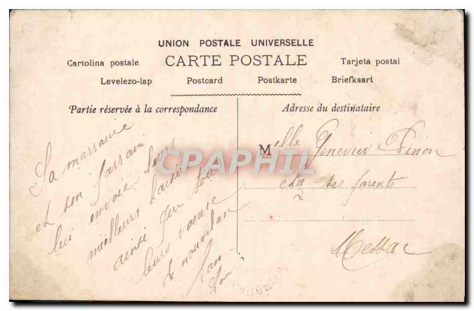 CPA Fantaisie Enfant — Rückseite