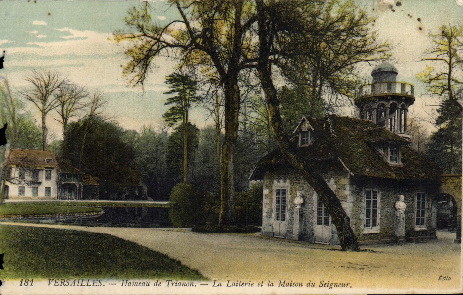 Versailles — Hameau de Trianon — La Laiterie und die Maison du Seigneur — Edia, n°184