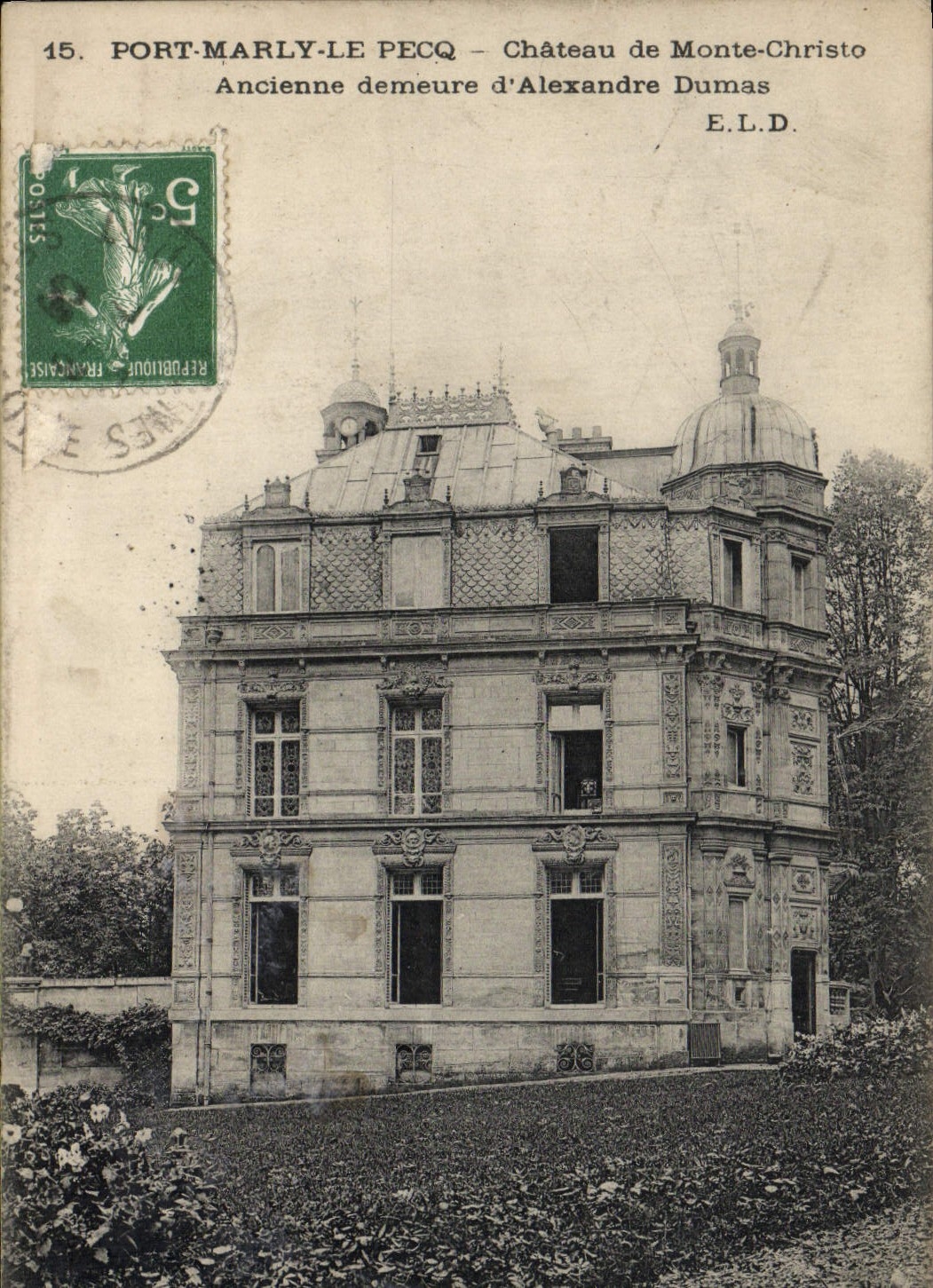 CPA Port Marly Le Pecq Chateau de Monte Christo Ancienne demeure d'Alexandre Dumas