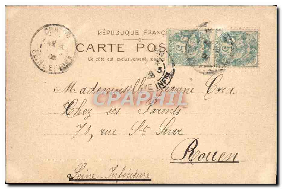 CPA Fantaisie Enfants Sowerby — Verso