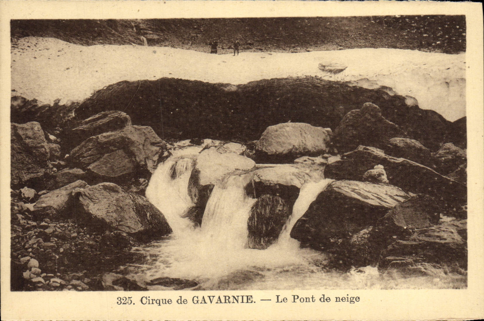 CPA Cirque de Gavarnie Le Pont de Neige