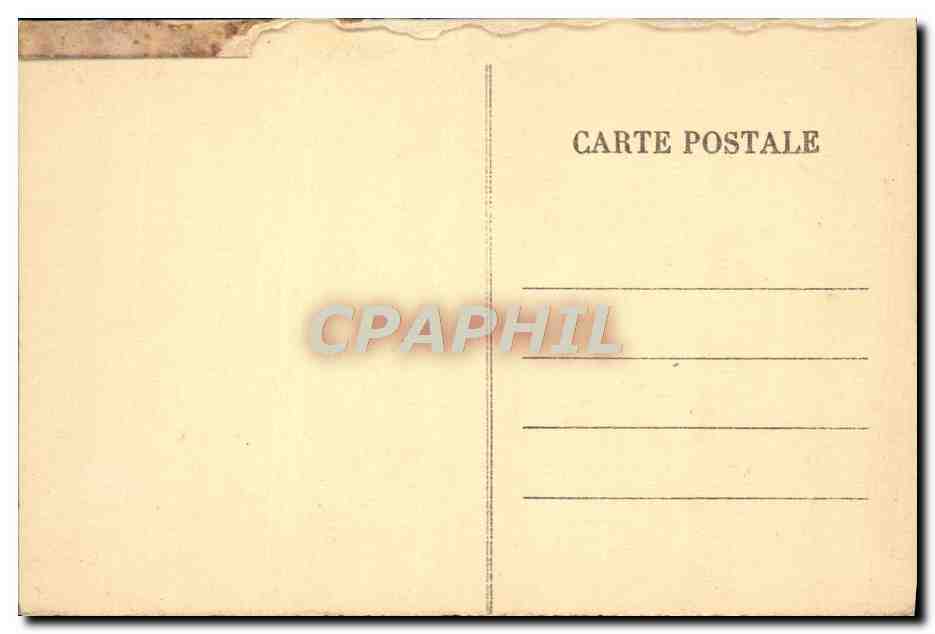 CPA Gavarnie Vue Generale du Village et du Cirque — Verso