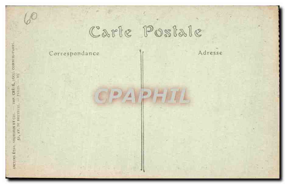 CPA Balais De Compiegne Vue sur les Beaux Monts  — Verso