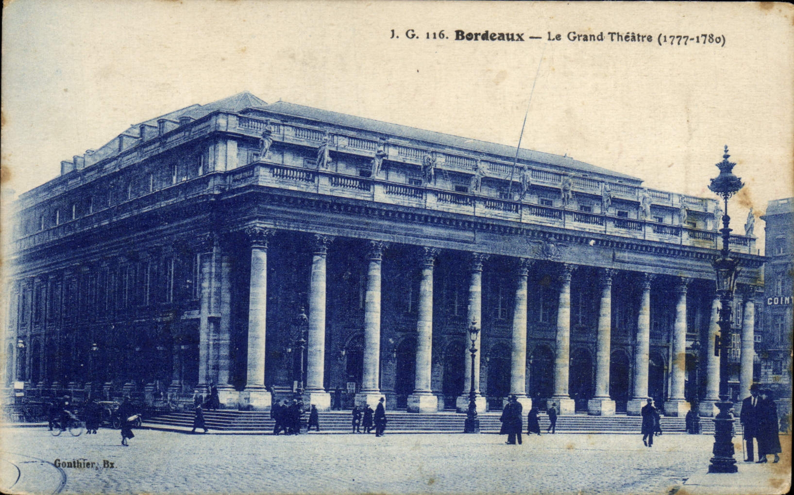 Bordeaux — Le Grand Théâtre (1777-1780) — Gonthier, Bx, J.G. 116