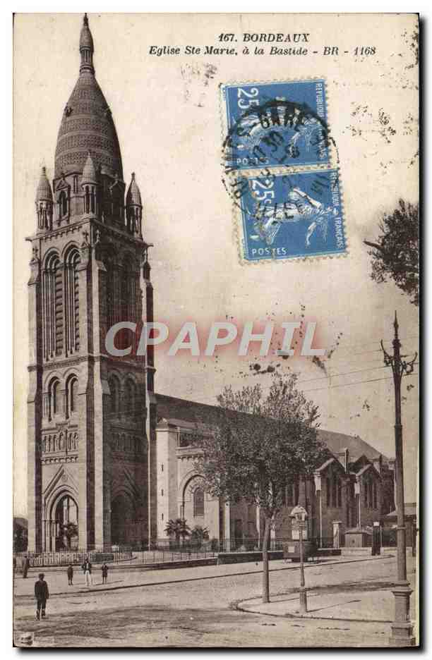 CPA Bordeaux Eglise Saint Marie a la Bastide
