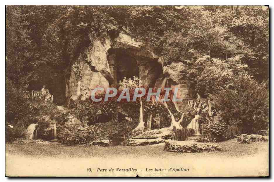Schlosspark Versailles - Die Bäder des Apollon — CPAPHIL n°43