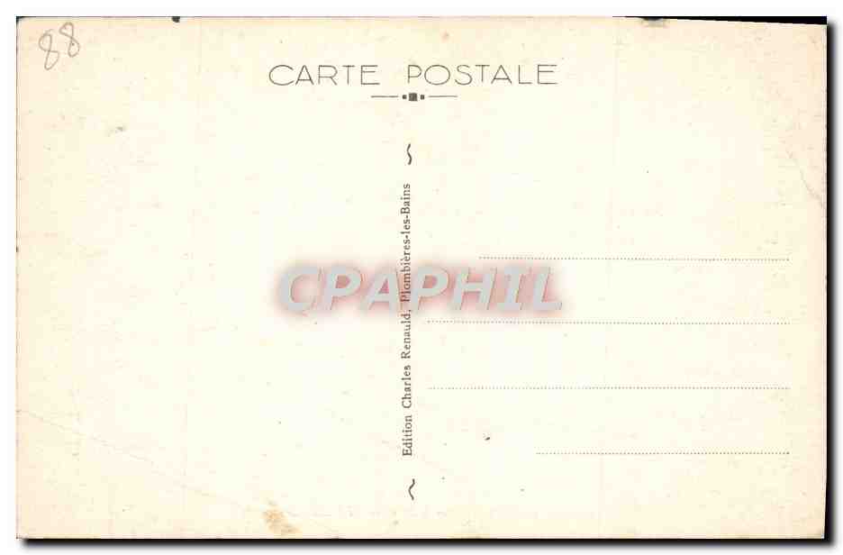 CPA Polmbieres les Bains la Nouvelle Cascade — Rückseite