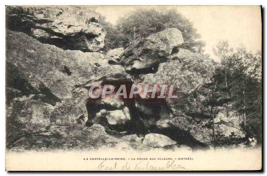 La Chapelle-la-Reine — La Roche aux Voleurs — Eingang — Fort de Toulane Bleue