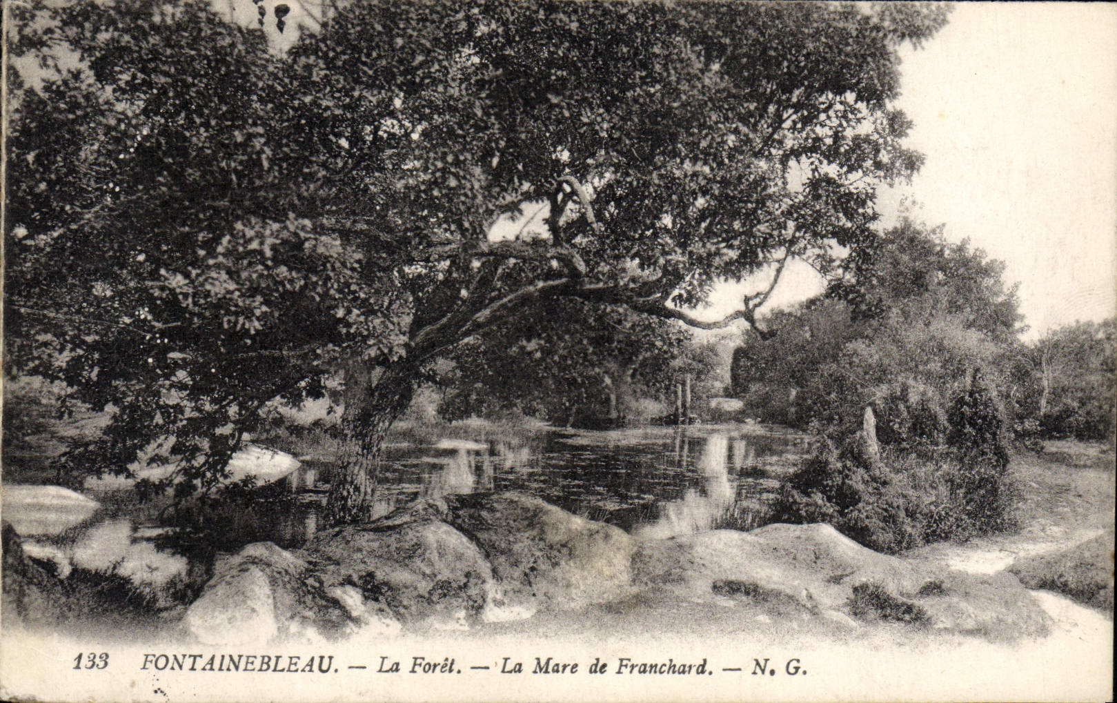Fontainebleau — La Forêt — La Mare de Franchard — N. G.