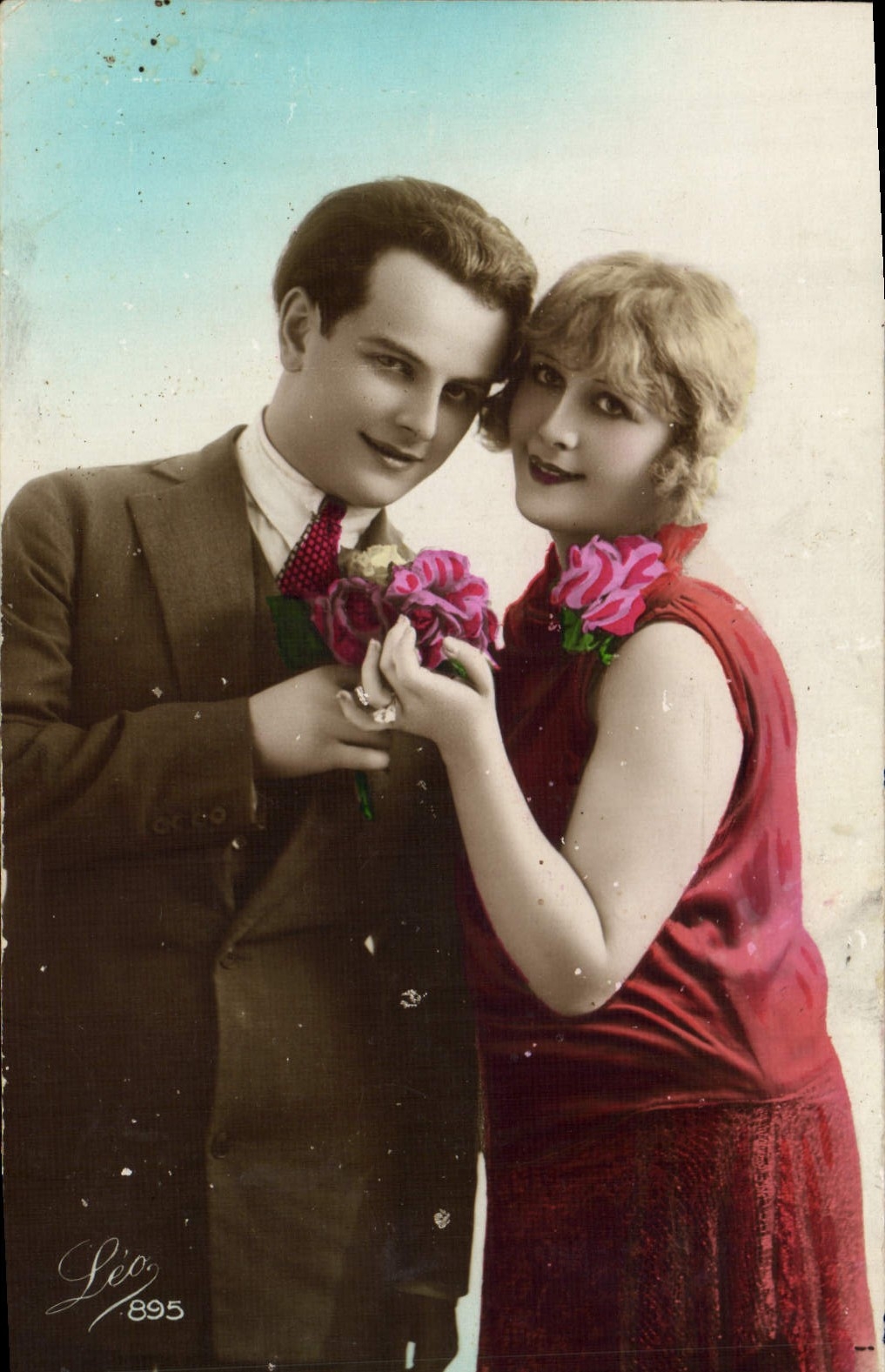 CPA Fantaisie Femme Couple