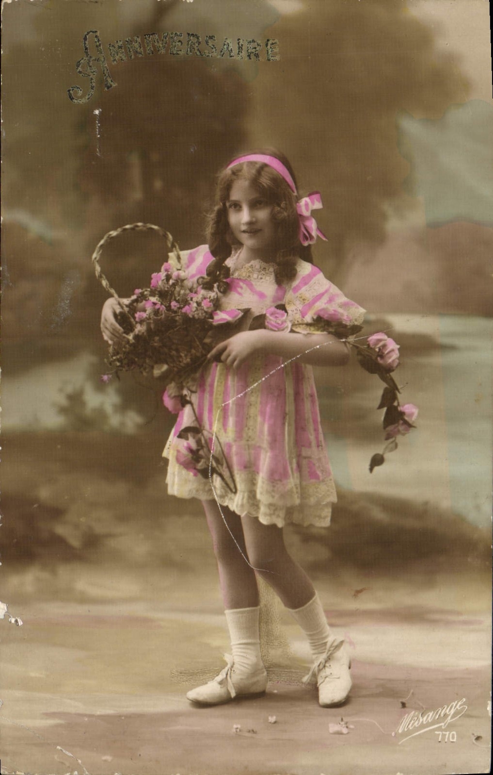 CPA Fantaisie Bonne Annee Enfant