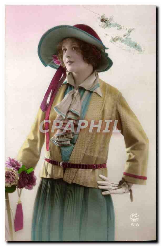 CPA Fantaisie Femme