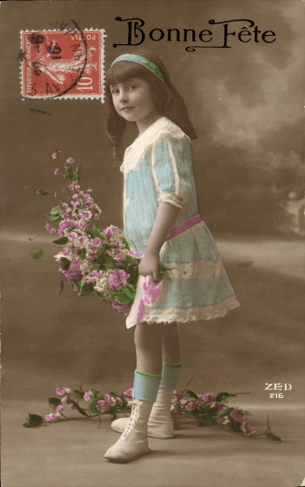 CPA Fantaisie Bonne Fete Enfant