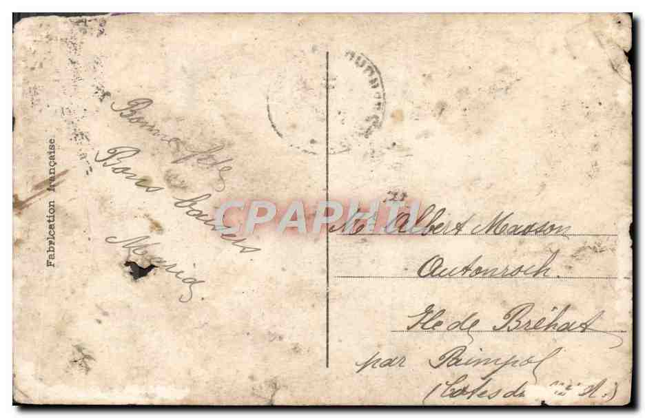 CPA Enfants Alsace soldat Militaria — Verso