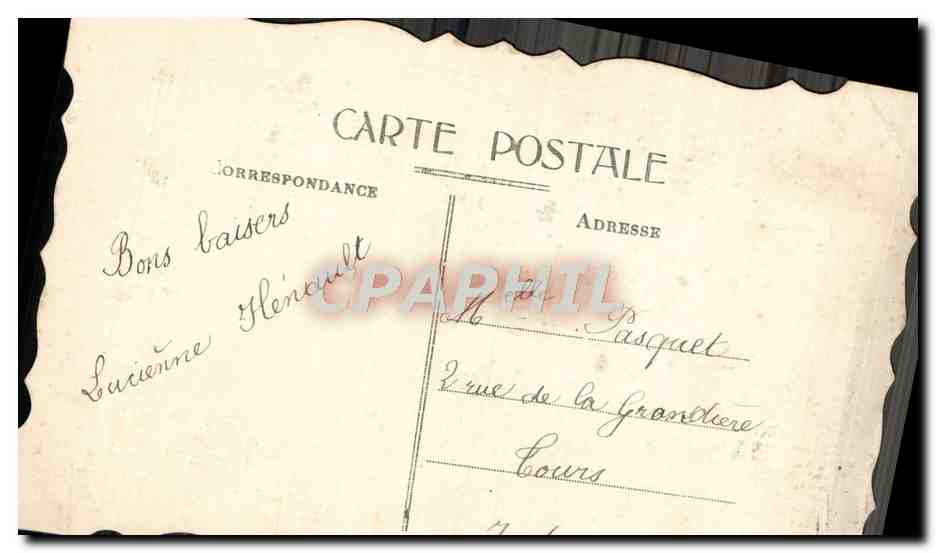 CPA Fantaisie Bonne Fete Fleurs — Verso