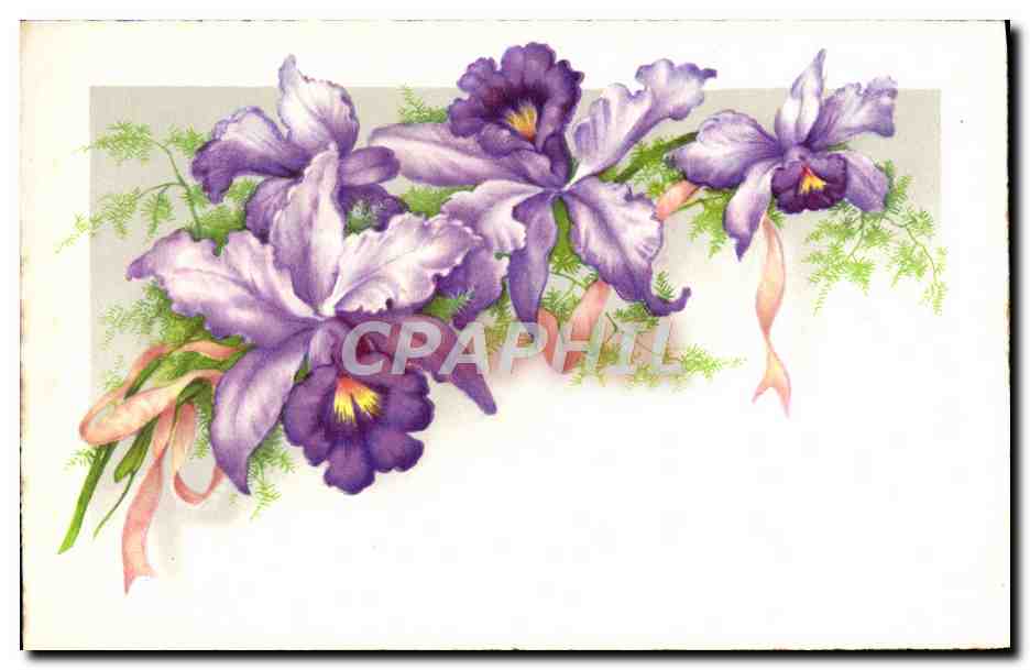 CPA Fantaisie Fleurs