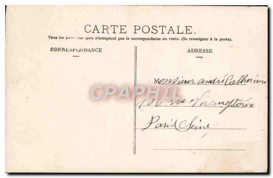 CPA Fantaisie Enfant Muguet — Verso