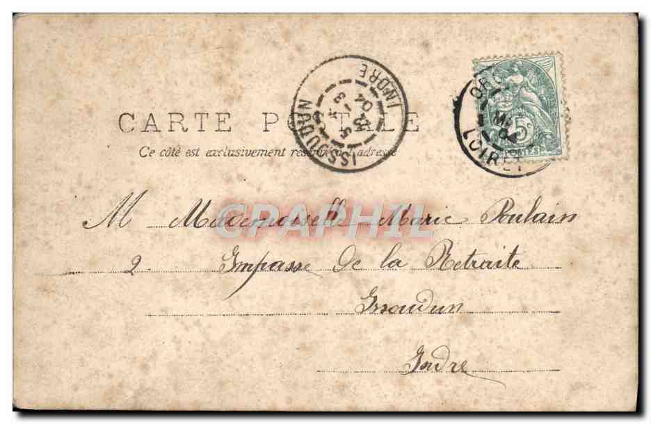 CPA Fantaisie Enfant — Rückseite