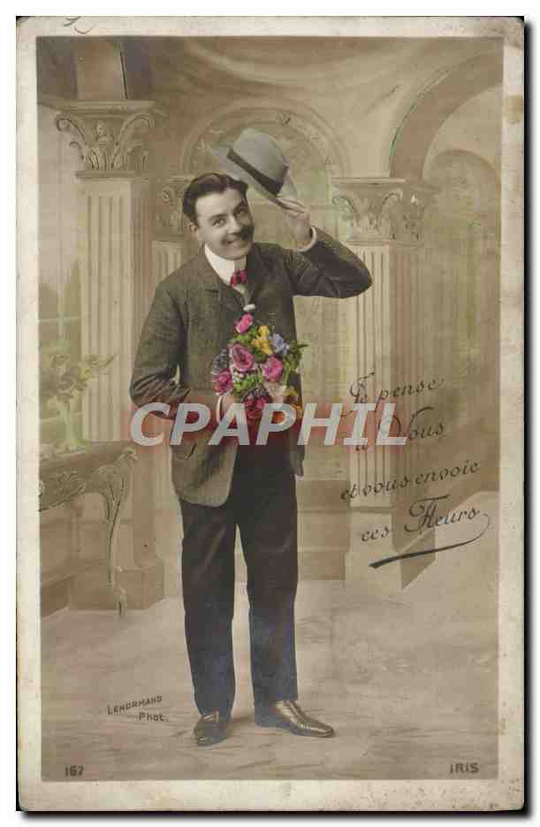 CPA Fantaisie Homme