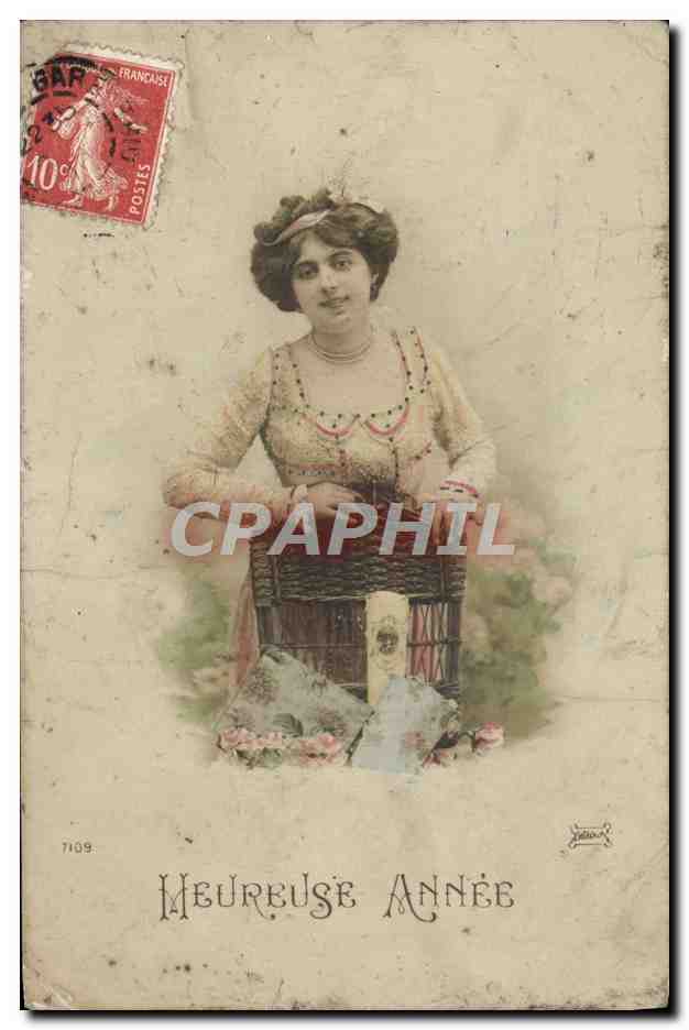 CPA Fantaisie Femme 