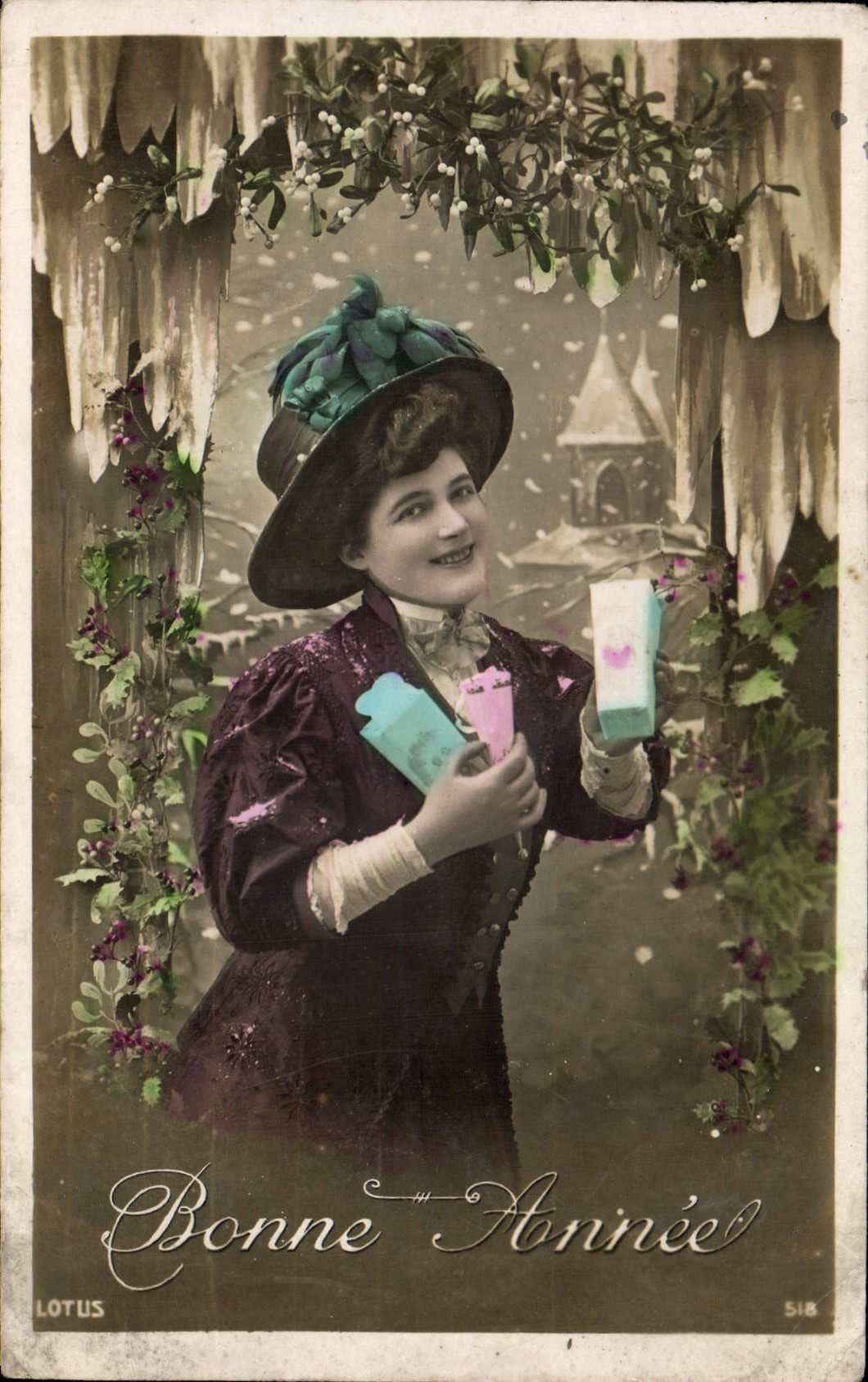 CPA Fantaisie Femme 