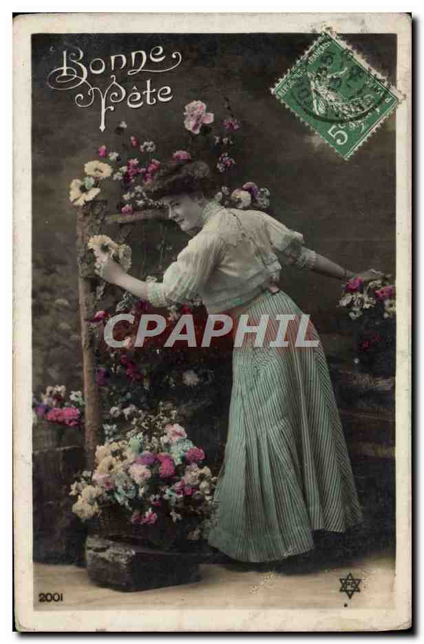 CPA Fantaisie Femme 