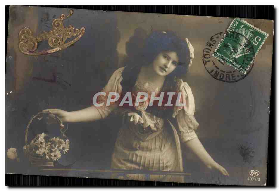 CPA Fantaisie Femme 