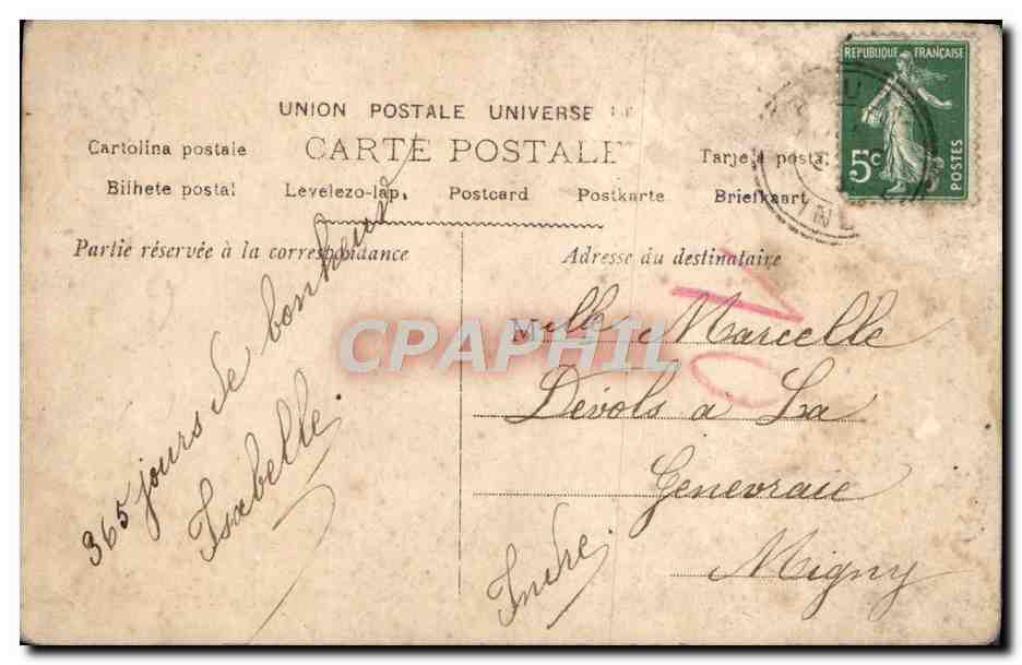 Bonnie Annet — Donna in pelliccia con fiori — S.B. editore, n° 2101 — Verso