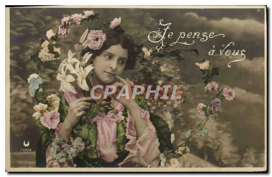 CPA Fantaisie Femme 