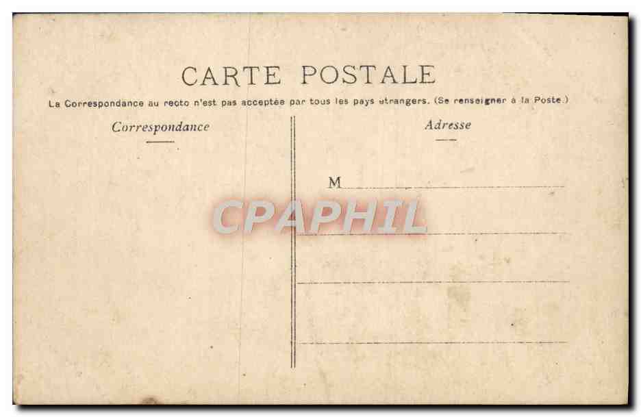 CPA Fantaisie Femme  — Rückseite