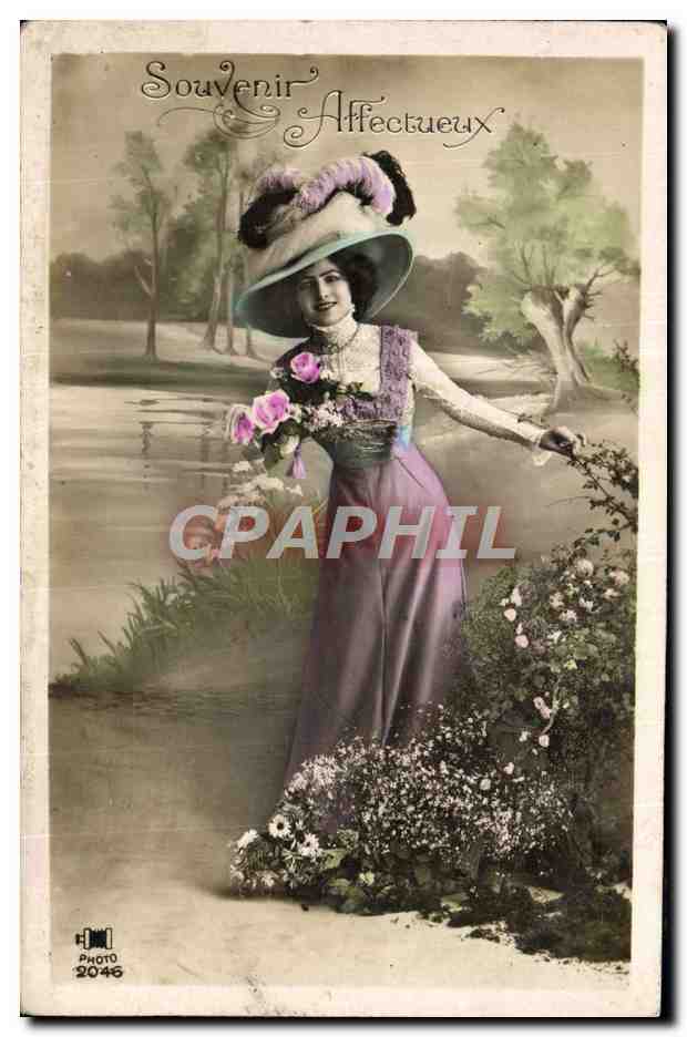 CPA Fantaisie Femme 