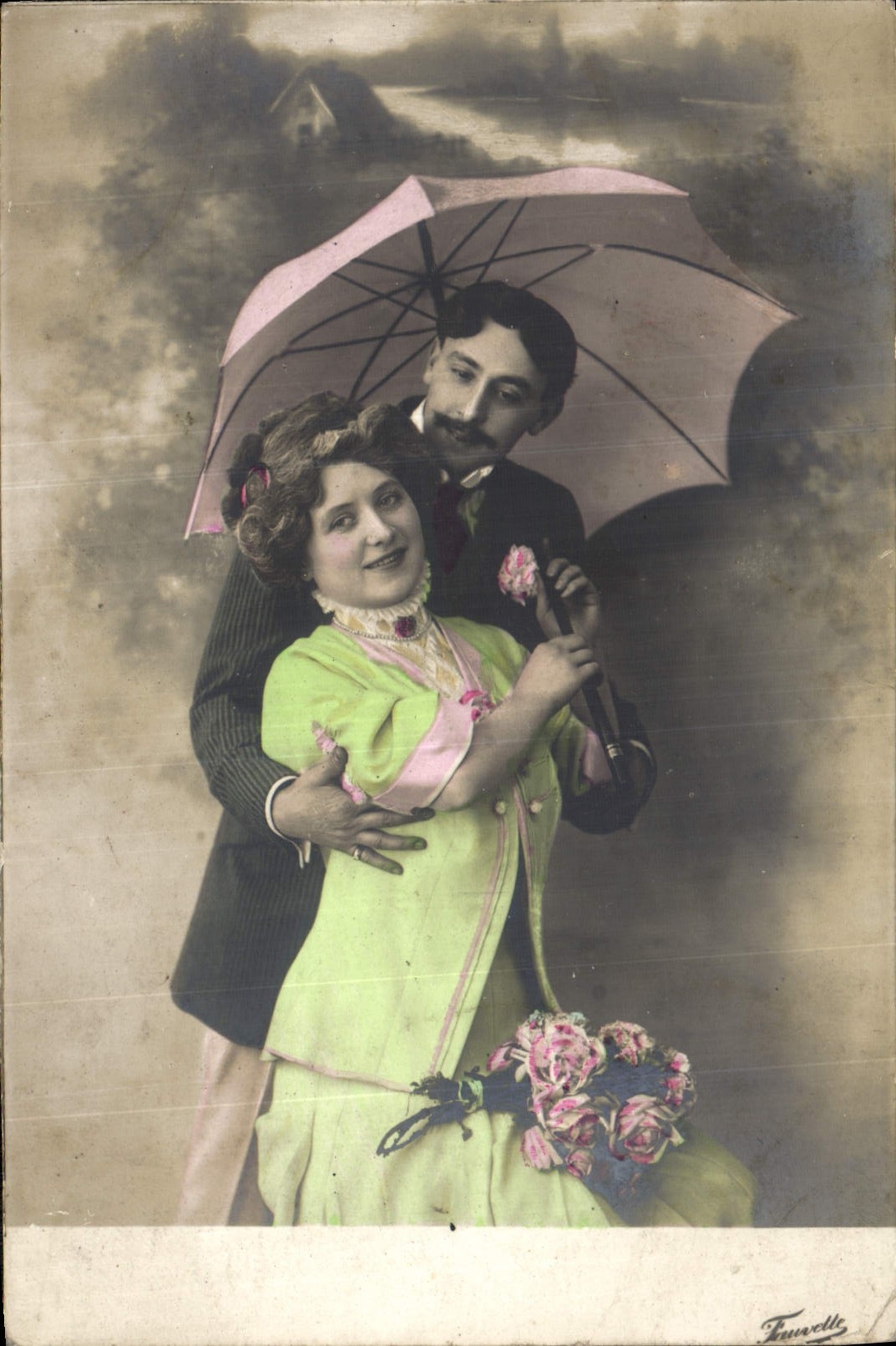 CPA Fantaisie Femme 