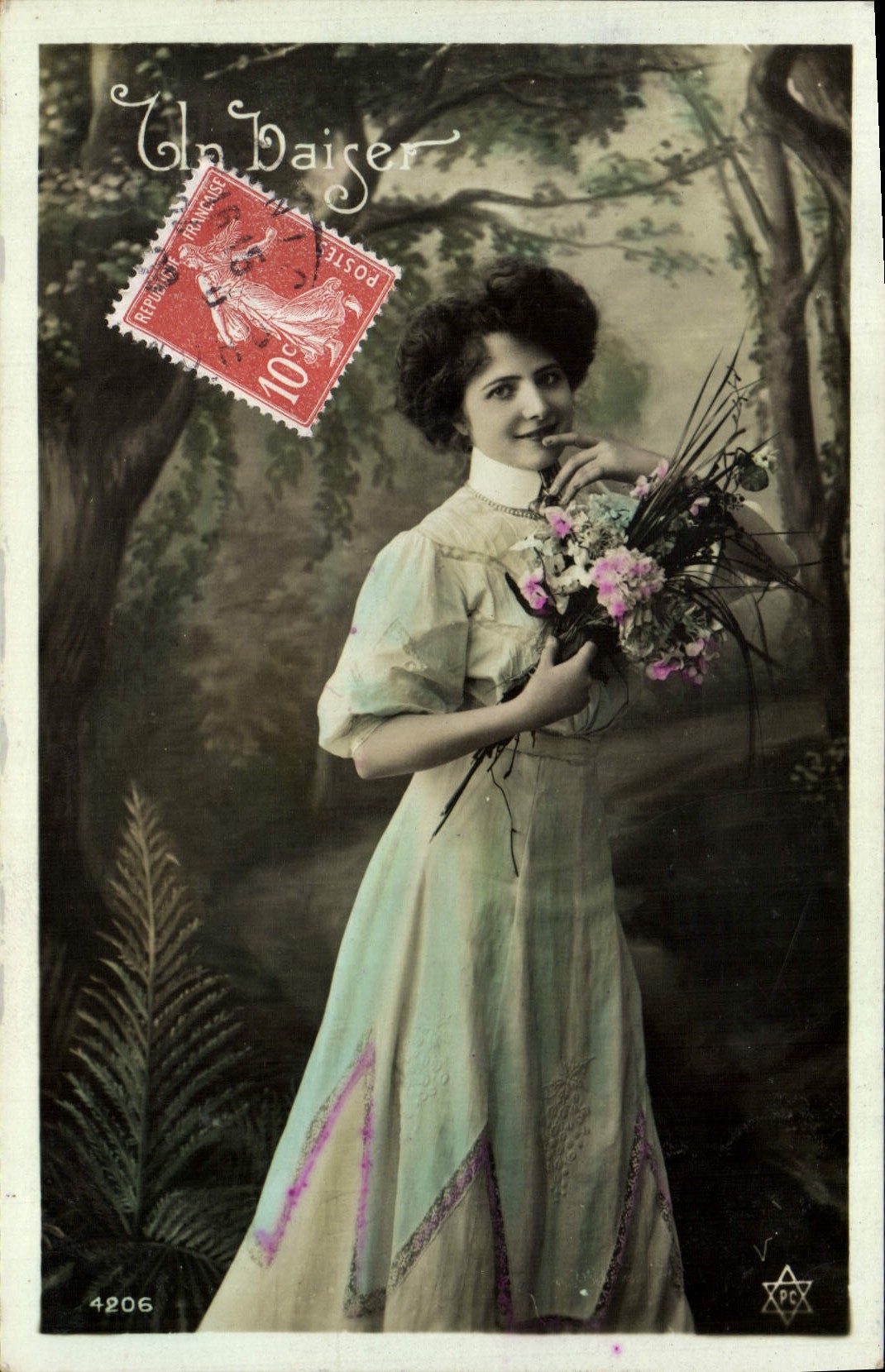 CPA Fantaisie Femme 