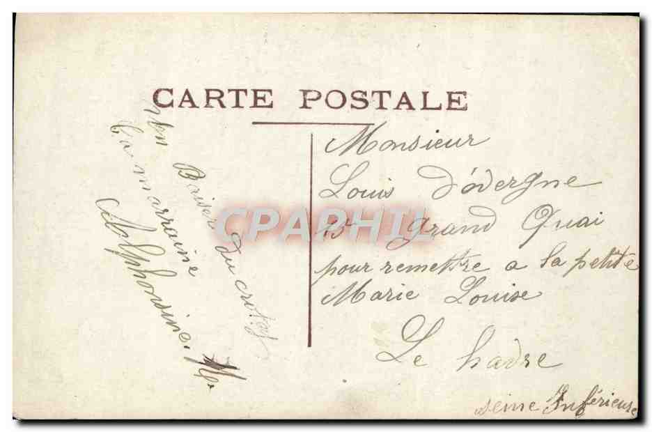 CPA Fantaisie Femme Oiseau — Rückseite