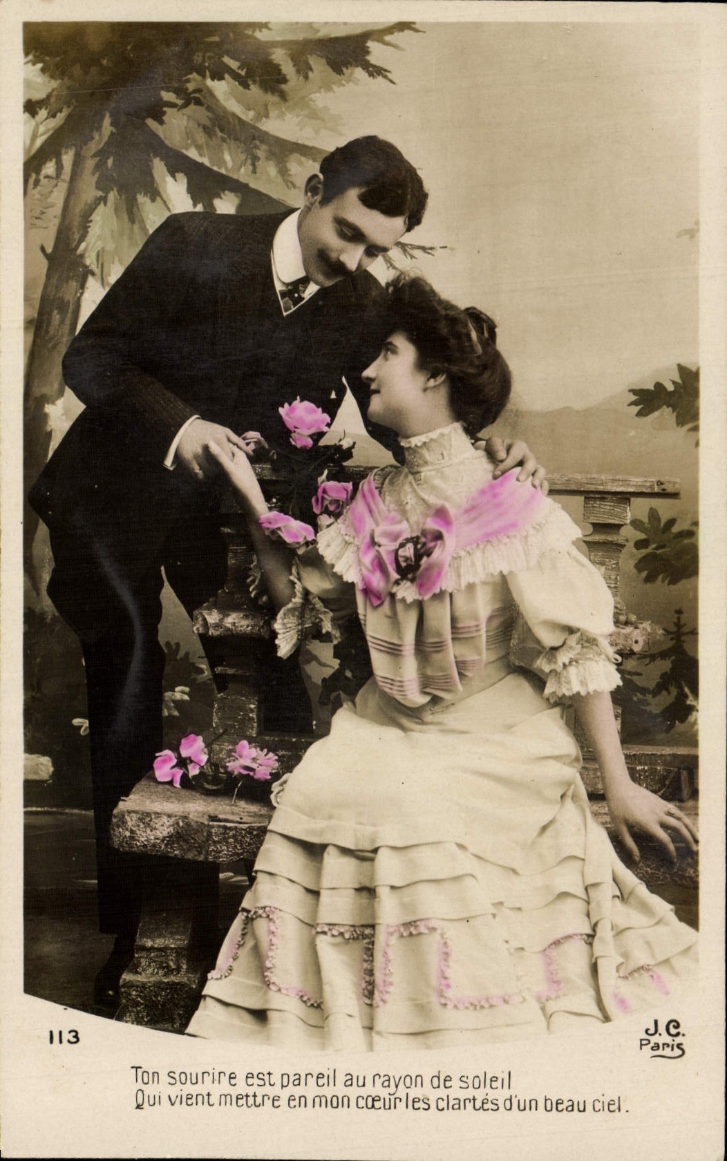CPA Fantaisie Femme 