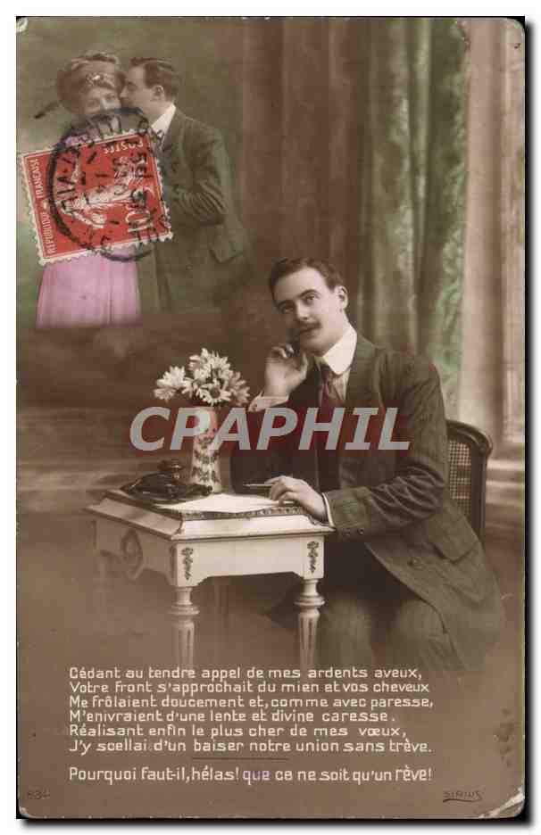 CPA Fantaisie Homme 