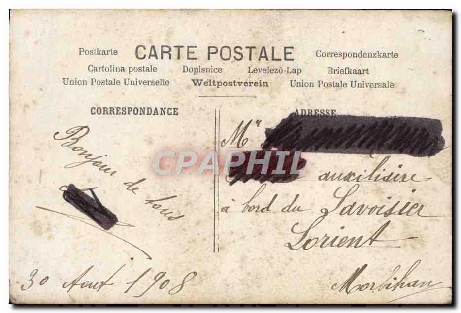 CPA Fantaisie Enfants — Verso
