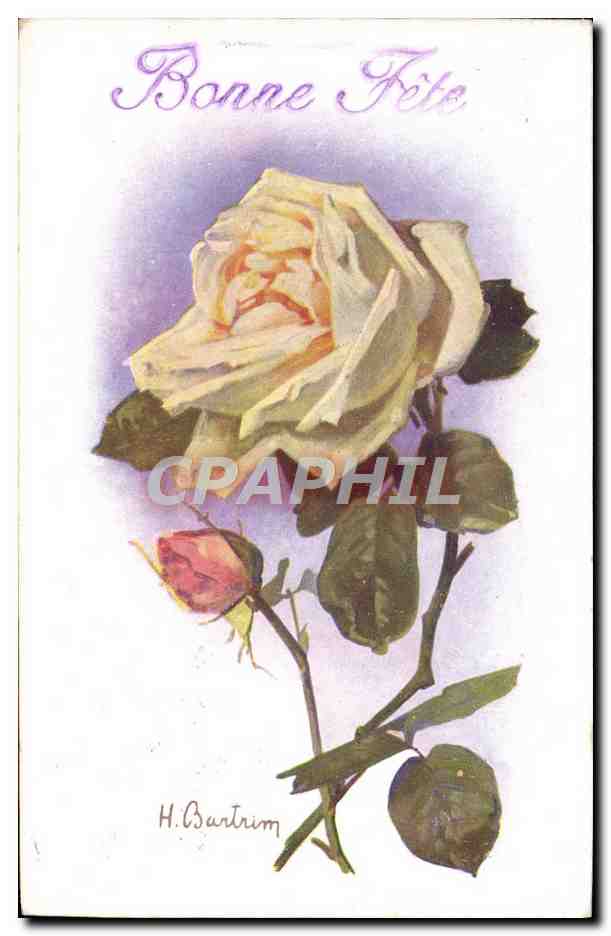CPA Fantaisie Fleurs