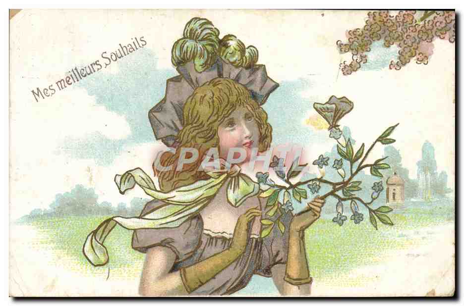 CPA Fantaisie Femme 